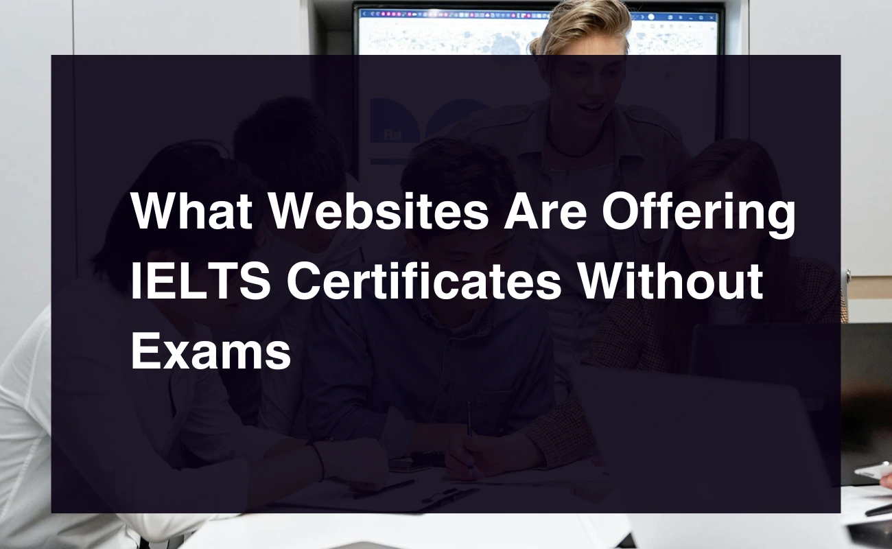 Read more about the article What Websites Are Offering IELTS Certificates Without Exams
